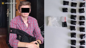 Prin capitală, cu buzunarele pline cu droguri. Un bărbat riscă 5 ani de pușcărie